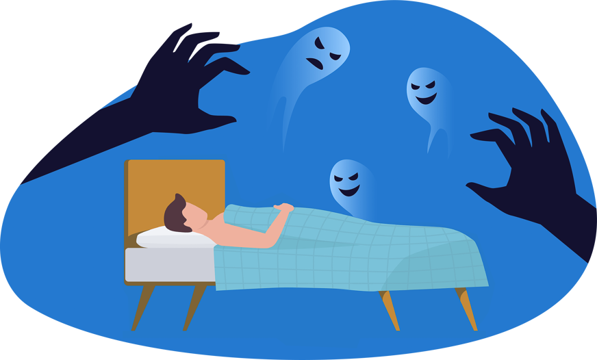 nightmares keeping someone awake